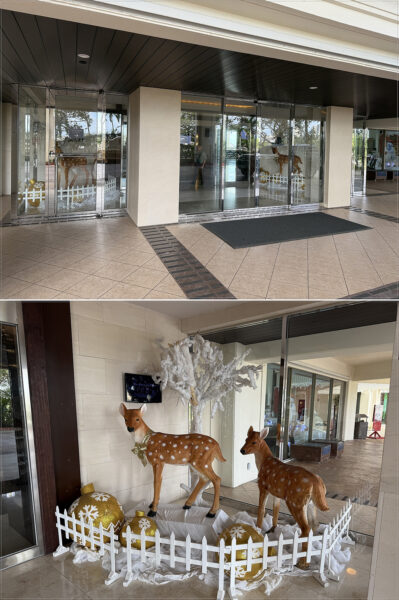 真夏のクリスマス  グアムのホテルのクリスマスツリー PART. 4﻿