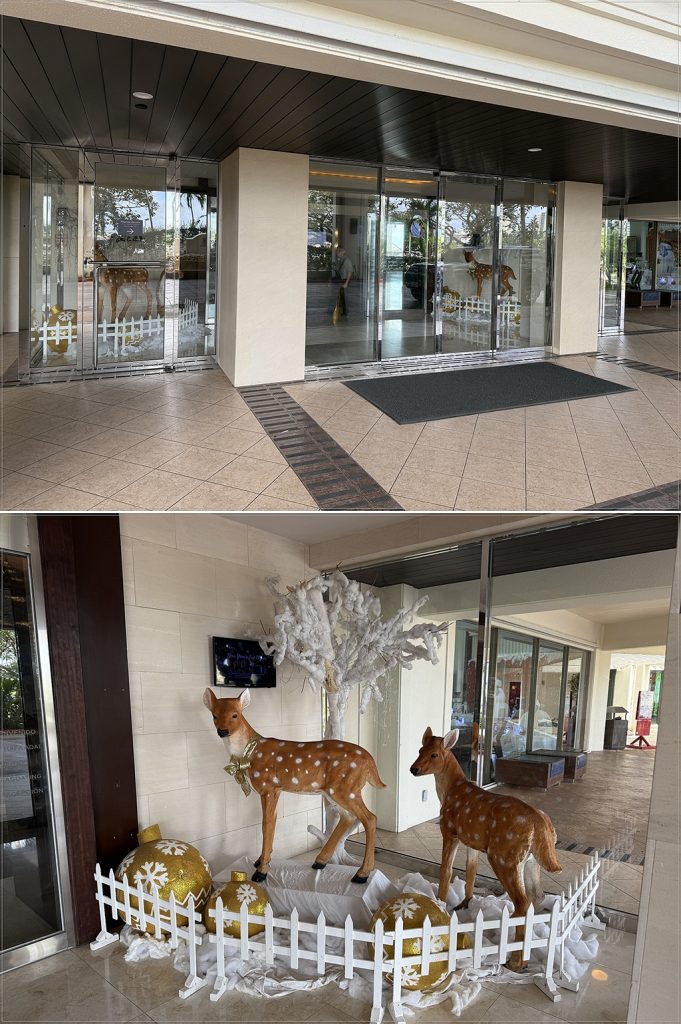 真夏のクリスマス  グアムのホテルのクリスマスツリー PART. 4﻿