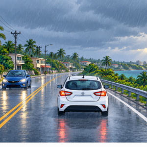 Rainy Day in Guam: Indoor Stops and Safe Driving Advice