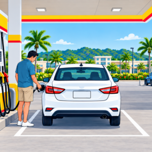 Refueling and Returning a Guam Rental Car: TAICO Full-to-Full Guide