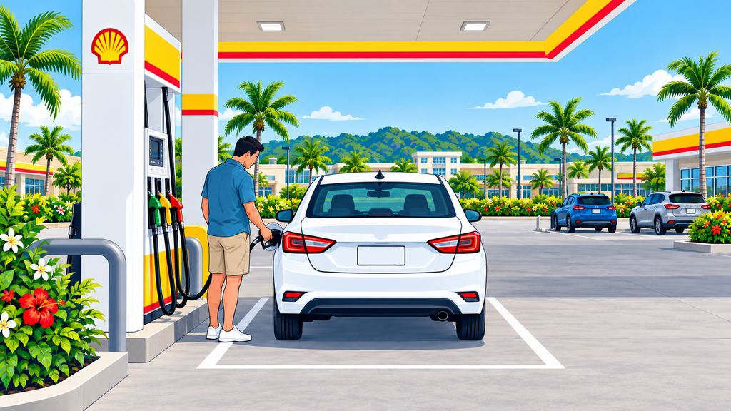 Refueling and Returning a Guam Rental Car: TAICO Full-to-Full Guide