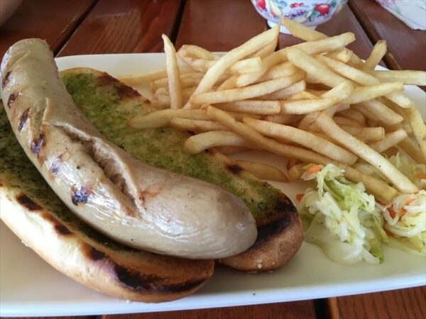 Let’s go with rent a car Mckraut’s German bar and restaurant at southern village Inarajan.